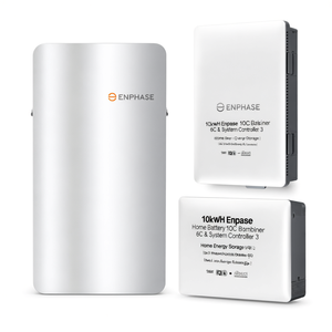 Kit de Batería de Respaldo para el Hogar Enphase LiFePO4 de 10 kWh, Batería Híbrida para Red Eléctrica IQ, Combinador 10C, 6C y Controlador de Sistema 3 - Product Image 1