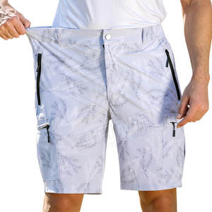 Pantalones cortos deportivos de calle alta de verano para hombre con patrón sólido transpirable de secado rápido 100% algodón impermeable tejido no tejido con bolsillo - Product Image 1
