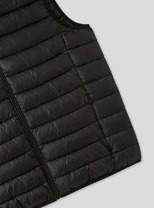 Veste matelassée à demi-manches pour homme, blouson à bulles, col montant zippé personnalisé, streetwear tendance - Product Image 6