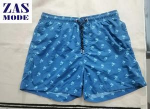 Shorts de plage décontractés pour hommes, imprimés sérigraphiés en soie recyclée, avec motif Chicago Bull cousu rouge, séchage rapide, fermeture à cordon de serrage, directement de l'usine. - Product Image 6