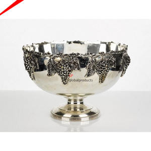 Antique Brass Metal Embossed Designer Boarder <b>Punch</b> <b>Bowl</b> Tableware Decoration Large Food Server <b>Bowl</b> 2025 - Product Image 6