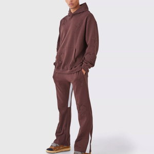 Chándal de Invierno con Capucha y Pedrería para Hombre, en Oferta, Producto de Alta Demanda - Product Image 3