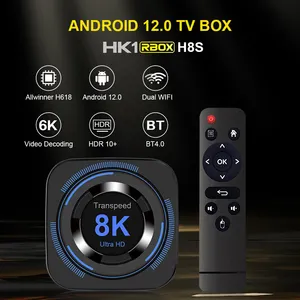 Herstellung 8K Full HD 1080p Dual Wifi All winner H618 2GB 16GB 8K Mini 4GB 32GB 64GB Android 12 Smart Android TV Box