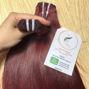 Genius alta calidad vietnamita 100% virgen Remy máquina de cabello doble trama paquetes Venta caliente todos los colores extensiones de cabello humano - Product Image 5