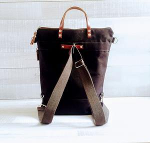 Mochila de Lona y Cuero de Primera Calidad, Lujosa, Transpirable, Ligera, de Gran Capacidad, para Viajes, Senderismo, Escuela, Portátil, OEM - Product Image 6