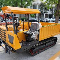 Mini-dumper chenillé EPA 4 tonnes, transporteur diesel à chenilles en caoutchouc avec benne hydraulique