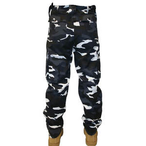 Pantalon de jogging camouflage premium pour homme, logo personnalisé, respirant, léger, en polyester/coton, taille mi-haute, fermeture élastique, poches - Product Image 2