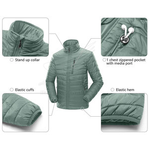 Chaqueta Acolchada de Alta Calidad, Transpirable, para Invierno, con Logotipo Frontal, Servicio OEM, Personalizable - Product Image 6