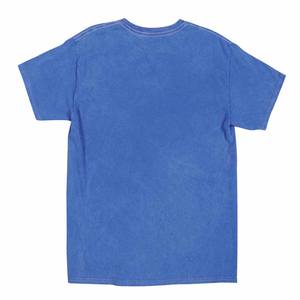 Camiseta azul marino con tinte de corbata para hombre, ropa de calle de media tinte de algodón con manga de corbata, camiseta urbana Unisex de gran tamaño, Camiseta estampada de algodón - Product Image 2