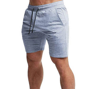 กางเกงขาสั้นออกกำลังกายผู้ชาย ปี 2025 ผ้าฝ้าย 100% สวมใส่สบาย เป็นมิตรกับสิ่งแวดล้อม ระบายอากาศได้ดี แห้งเร็ว น้ำหนักเบา รับสกรีนโลโก้ สำหรับขายออนไลน์ ขายส่ง - Product Image 1