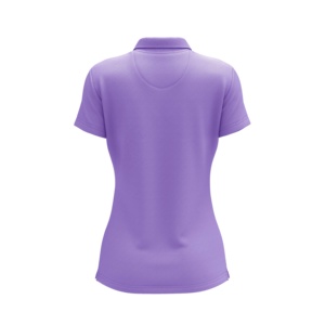Derniers modèles de t-shirts polo courts en polyester pour femmes polos sublimés de haute qualité avec logo t-shirts en gros - Product Image 2