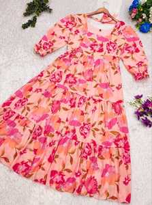 Meilleure vente Boutique indienne Trend Setter Dernière exclusivité Showstopper Frock Superbe magnifique tenue à la mode Party Wear Look riche - Product Image 6