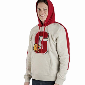 เสื้อฮู้ดแบบสวมหัวมีกระดุมขนาดใหญ่,ผ้าขนหนูปักลายเทอร์รี่สำหรับผู้ชายใส่ได้ทั้งชายและหญิงสไตล์ใหม่ - Product Image 3