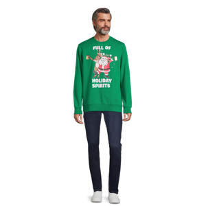 High Quality Low MOQ Custom 450 Gsm 100% Cotton Christmas Sweatshirts Men's <b>Crewneck</b> Long Sleeves Sweatshirts - Product Image 5