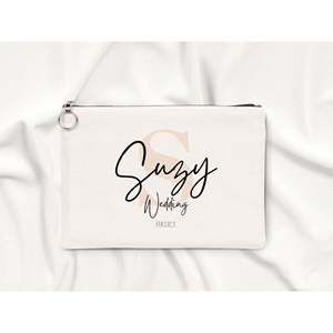 Sac à main en coton personnalisé pour femme, idéal pour les mariages d'été, pochette de luxe portable 12L x 8H, 27 modèles avec chaîne à lettres - Product Image 6