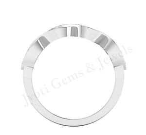 2025 souvenir lait maternel résine vide Semi montage infini bande anneau CZ ensemble blanc mignon cadeau de mariage 925 en argent Sterling pour les femmes - Product Image 6