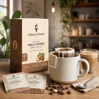Coffrets cadeaux AT PACK de sachets de café individuels avec boîte imprimée pour les cafés, les torréfacteurs et les cadeaux haut de gamme