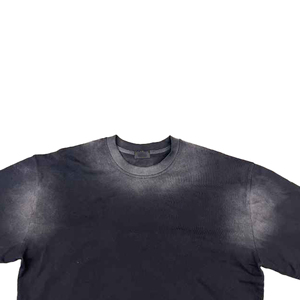 Camiseta de Manga Larga con Serigrafía de 2 Capas, 100% Algodón, Estilo Desgastado, Lavado Ácido, Ecológica, para Primavera/Verano - Product Image 3