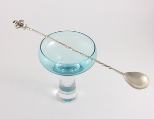 Cuillère à cocktail en acier inoxydable de 12 pouces longue et attrayante conception en spirale cuillère à cocktail et agitateur à cocktail cuillère à mélanger - Product Image 3