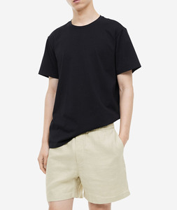 Pantalones cortos deportivos informales cómodos para hombre, ropa interior con cintura elástica, Bóxer con patrón sólido - Product Image 1