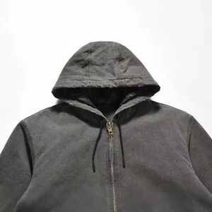 Venta al por mayor de algodón ropa de calle en blanco liso Sudadera con capucha para hombre holgada suave de algodón sudaderas con capucha listas para enviar OEM ODM - Product Image 6