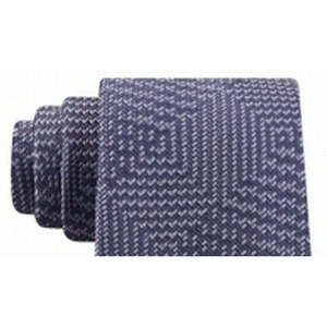 Michael Kors Men's Gray Regular Size Bow <b>Tie</b> and Cravats Textured Geometric Patchwork Design - Product Image 2