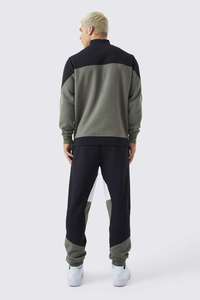 Pantalon de survêtement décontracté en coton pour homme, style unisexe, blocs de couleur, molleton, jogging, logo personnalisé, fabriqué au Pakistan, coupe ample, style en polyester - Product Image 5