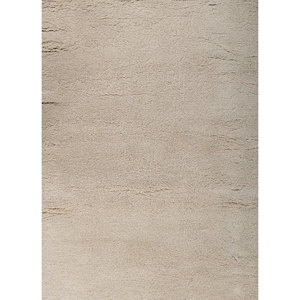 พรมขนสัตว์และไหมถักมือสีเบจและสีน้ำตาล ขนาด 9x12 ฟุต สำหรับตกแต่งห้องนั่งเล่น - Product Image 3