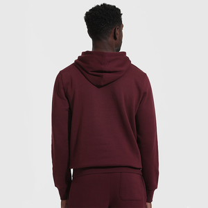 Conjunto Deportivo de 2 Piezas Personalizado para Hombre, Traje Deportivo Informal para Correr con Sudadera con Capucha y Cordones para Invierno, Teñido Liso, Gran Venta - Product Image 4