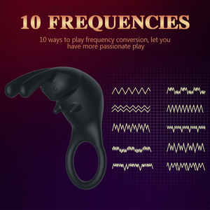 Ensemble de 10 anneaux vibrants étanches pour homme, jouet sexuel pour prolonger le temps d'éjaculation, massage privé, flirt - Product Image 5