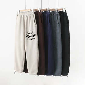 Pantalones de lana para mujer, tela suave cálida, ajuste cómodo, OEM, ODM, directo de fábrica, venta al por mayor, pantalones de chándal de invierno personalizados - Product Image 6