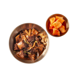 Yuhyun auténticas costillas de cerdo estofadas coreanas Galbijjim estofado de costilla de cerdo tradicional cocido a fuego lento listo para comer comida coreana estilo casero - Product Image 2