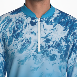 Camisas de Pesca de Manga Larga con Protección Solar UPF 50, Sublimadas, con Cierre de 1/4, de Secado Rápido y Transpirables, para Hombres, Bebés y Niños Pequeños, Calidad Premium - Product Image 6