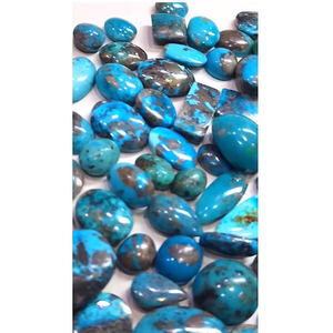 99 Pcs Natural Turquoise 13mm-38mm Oval Cabochon 1555 Cts Loose Gemstones Iroc Sales Custom Logo Option US$218 - Product Image 2