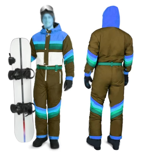 Conjuntos de Esquí Impermeables para Hombre y Mujer, Chaquetas y Pantalones de Esquí Resistentes al Viento, Ropa de Esquí y Snowboard Gruesa y Cálida para Deportes al Aire Libre de Invierno - Product Image 1
