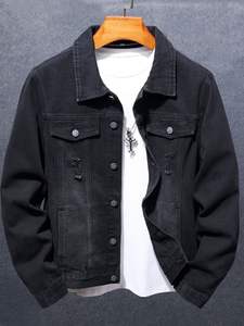 La mejor chaqueta vaquera para hombre Tendencias Vintage desgastada Versatilidad elegante y duradera Dominando el aspecto Chaquetas vaqueras para hombre - Product Image 6