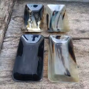 Varios tamaños Buffalo Horn Art Ware Bowls y plato ovalado/bandeja técnica desechable personalizada para fiestas al por mayor - Product Image 2