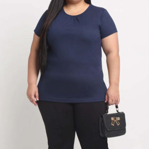 Vente en gros de t-shirts de sport flexibles 92% coton 5% Spandex pour femmes avec graphique personnalisé ajusté imprimé avec votre propre logo 2XL - Product Image 3