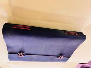 Personnaliser la conception de papier fait à la main en cuir naturel journal intime vintage style avec serrure en 160 pages à prix de gros articles - Product Image 2