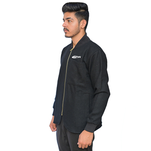 Chaqueta Bomber Gótica para Hombre, Bordado en Lona, Cuello Alto, Larga, Delgada, Ligera, Cortavientos, Informal de Invierno - Product Image 6