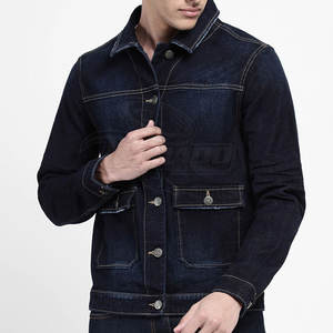 Veste en jean pour hommes en stock de style décontracté High Street Tissu en cuir d'hiver de haute qualité Livraison rapide Fabriqué au Pakistan - Product Image 5