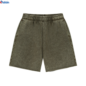 Pantalones Cortos Deportivos Holgados, Estilo Urbano, Novedad, Unisex, de Algodón, con Bordado Personalizado, Logotipo Impreso, Cintura Media - Product Image 4