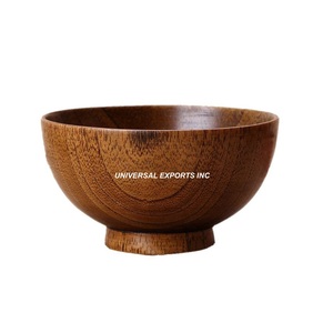 Cuenco redondo de madera para servir, ensaladera hecha a mano de calidad superior, cuenco de Chocolate de madera de lujo con acabado personalizado - Product Image 1