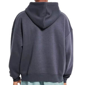 Sweat-shirt à capuche pour homme en gros 2026, sweat-shirt décontracté uni, capuche pour homme, respirant, logo et design personnalisés - Product Image 2