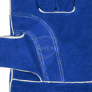 Gants de travail de sécurité de haute qualité, vente chaude, prix d'usine, service OEM, gants de soudage, vêtements de sécurité fabriqués au Pakistan - Product Image 6