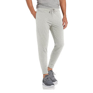 กางเกงวิ่งขายาวผู้ชายผ้าฝ้ายสีทึบลำลองกางเกงลำลองกางเกงขายาวผู้ชายสไตล์สตรีท - Product Image 3