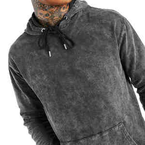 Chándal personalizado lavado con ácido chándal de algodón de alta calidad chándal en blanco de peso pesado chándales unisex - Product Image 2