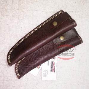 Funda de cuero para cuchillo Cheff con forro de gamuza para chef y cuchillos múltiples - Product Image 4