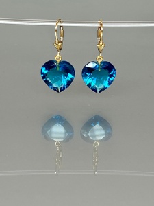 Boucles d'oreilles pendantes en améthrine, pierre précieuse verte, certifiées IGI, en argent sterling 925, style Art Déco, pour fête, anniversaire, mariage - Product Image 6