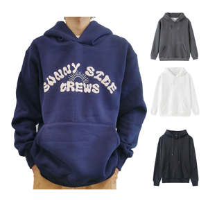 Sweats à capuche doux 280GSM Sweatshirts unisexes en coton léger Vêtements décontractés confortables Fourniture directe en usine - Product Image 2